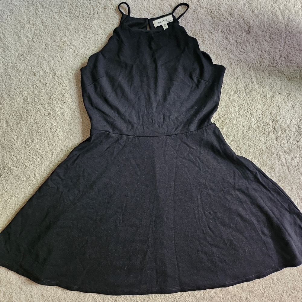 MONTEAU Scallop Skater Dress